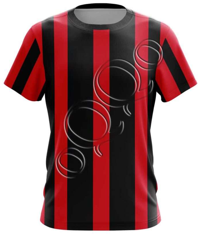 Çubuklu Forma Kırmızı Siyah (6cm)
